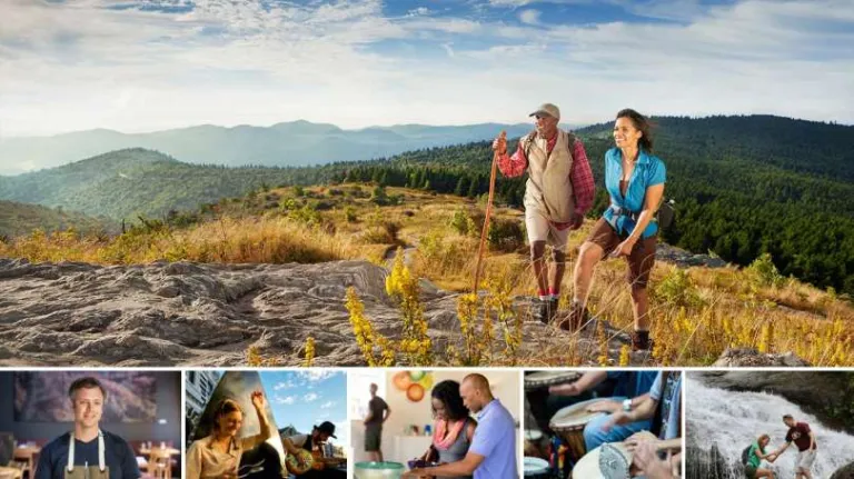 Asheville,  top adventure travel destinations in the United States